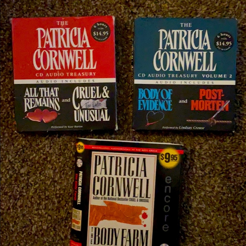 3-Patricia Cornwell Audio Cds